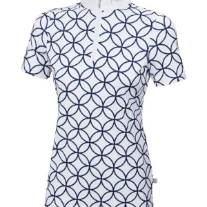 Marou Damen Turniershirt White/Dark Blue 40