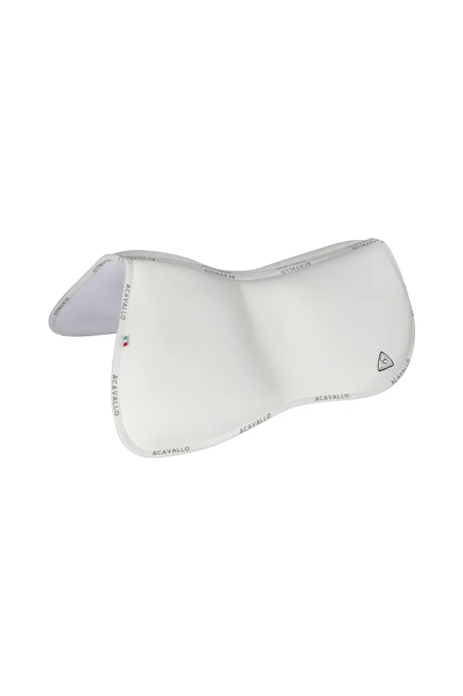 Memory Foam Classic Halbpad Velours mit Hintererhöhung White L