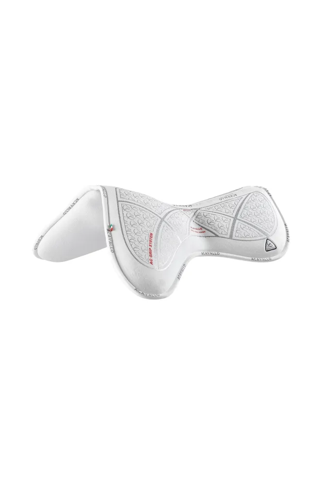 Memory Foam Classic Springpad Close Contact Velours mit Silikon-Grip, flach White/Silver L