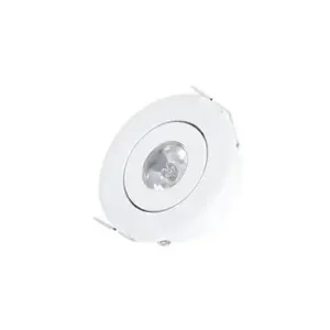 Mini Recesed Spot White | Neigungsable und orientiertes IP44 | Runde | Ø 45 mm