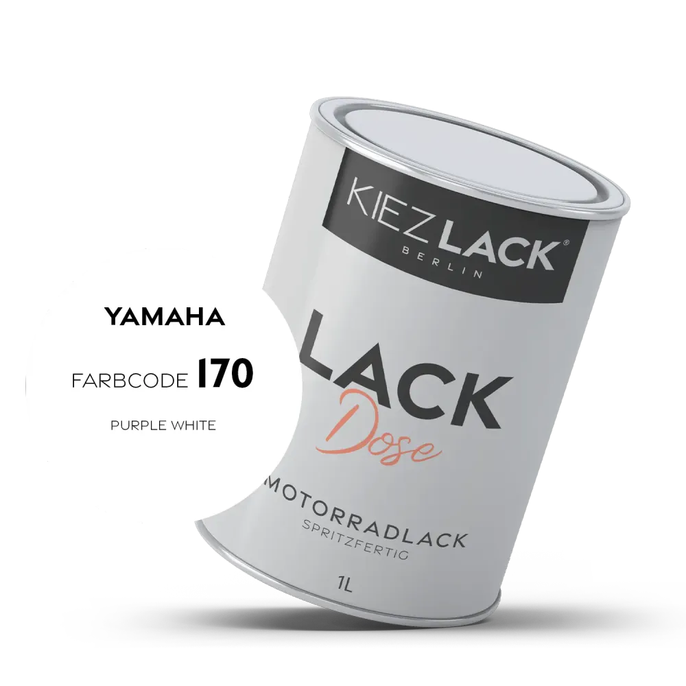 1K Motorradlack Basislack Lackdose Yamaha 170 PURPLE WHITE