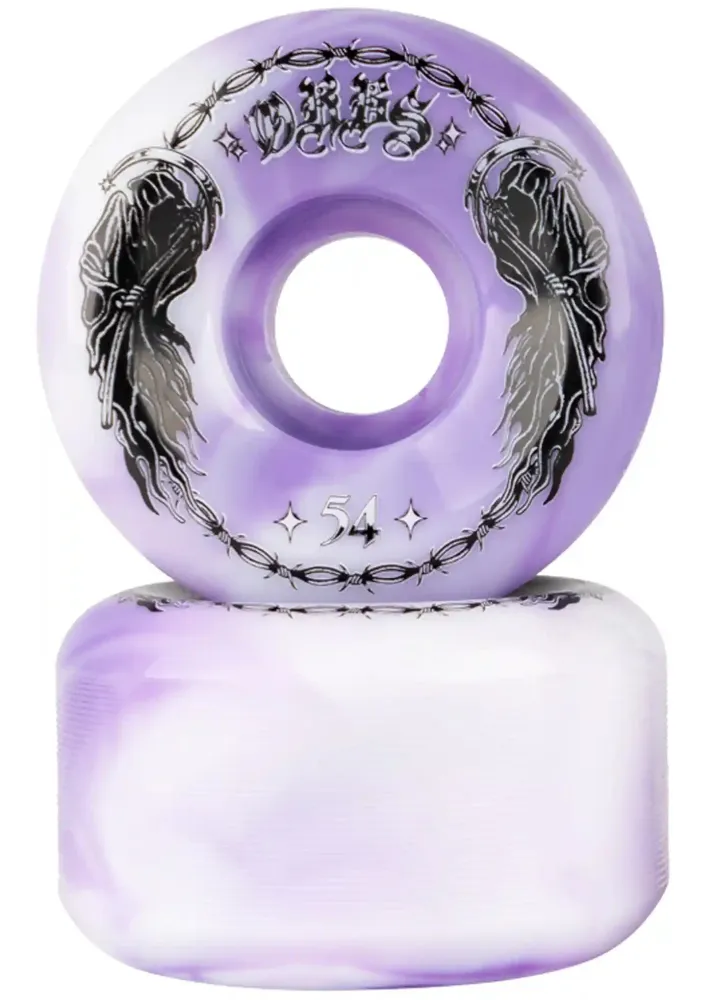 Orbs 54mm 99A Specters Swirls Wheels Purple White