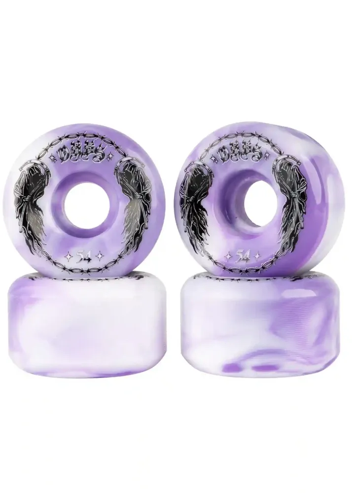 Orbs 54mm 99A Specters Swirls Wheels Purple White