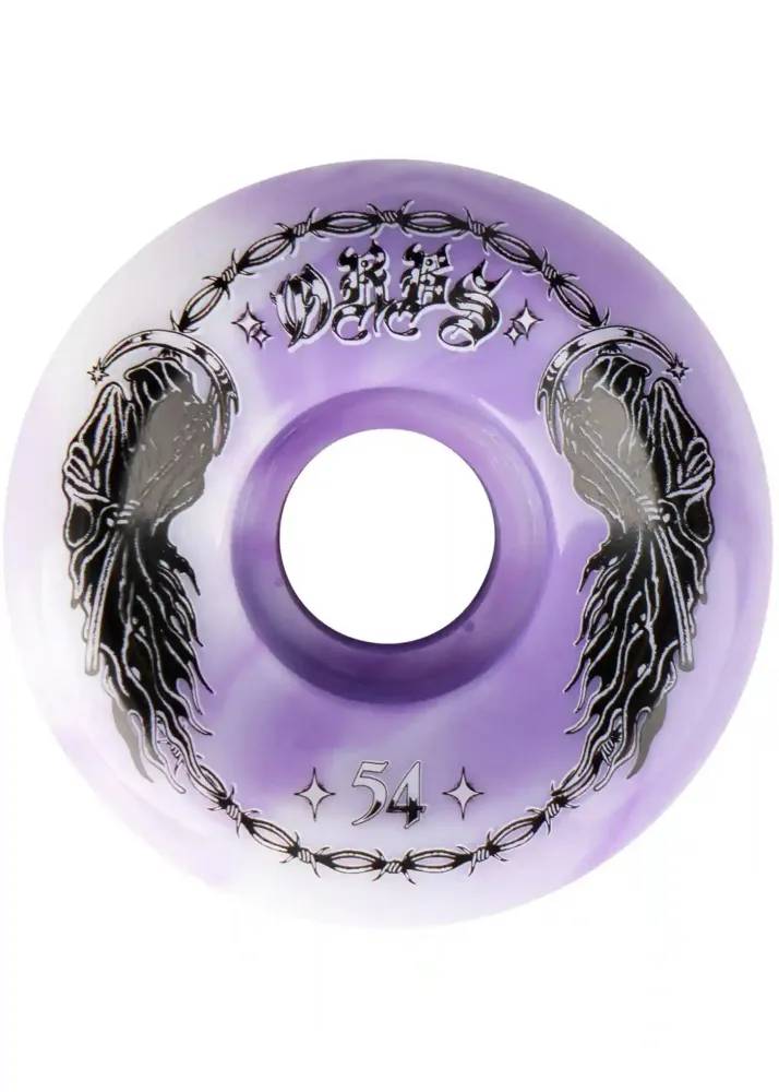 Orbs 54mm 99A Specters Swirls Wheels Purple White