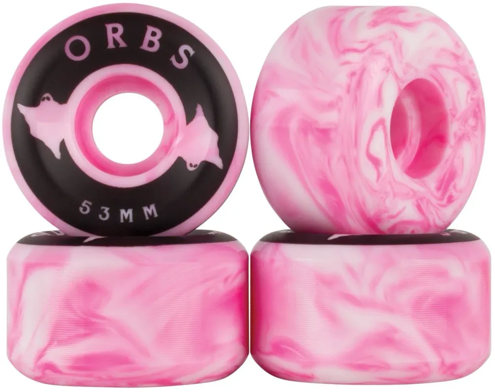 Orbs Specters Swirls Pink White 99A 53mm