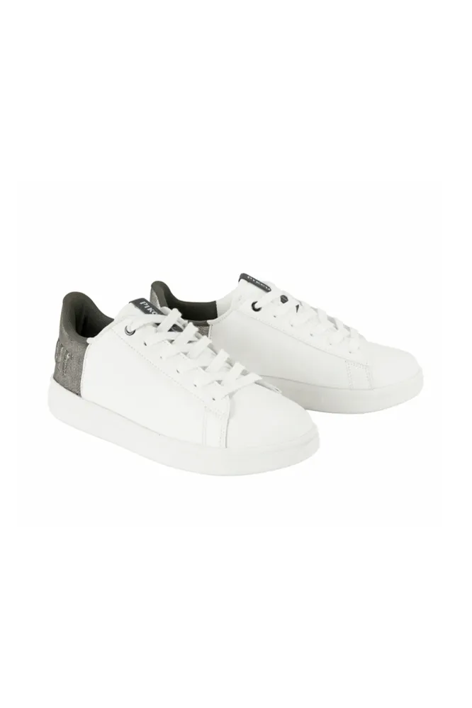 Pauli Sneaker White/Lime Green 39