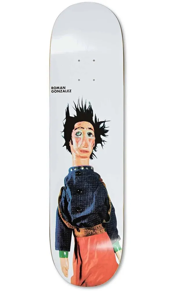 Polar Skate Co. Gonzalez Lorca 8.25 Deck White