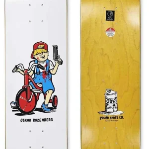 Polar Skate Co. Rozenberg Tricicle 8.25 Deck White