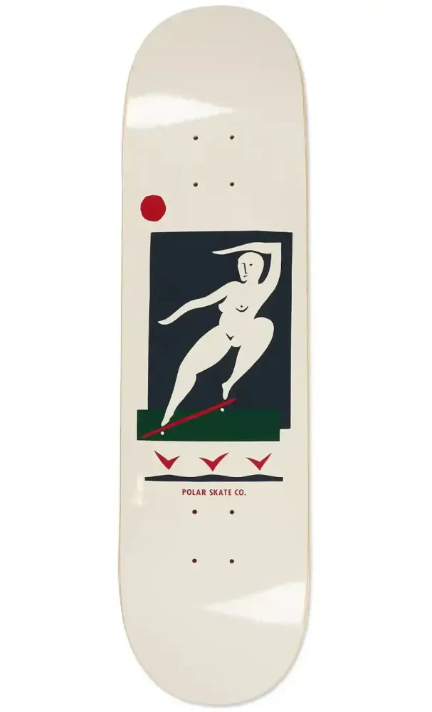 Polar Skate Co. BS Smith 9.0 Deck Cream