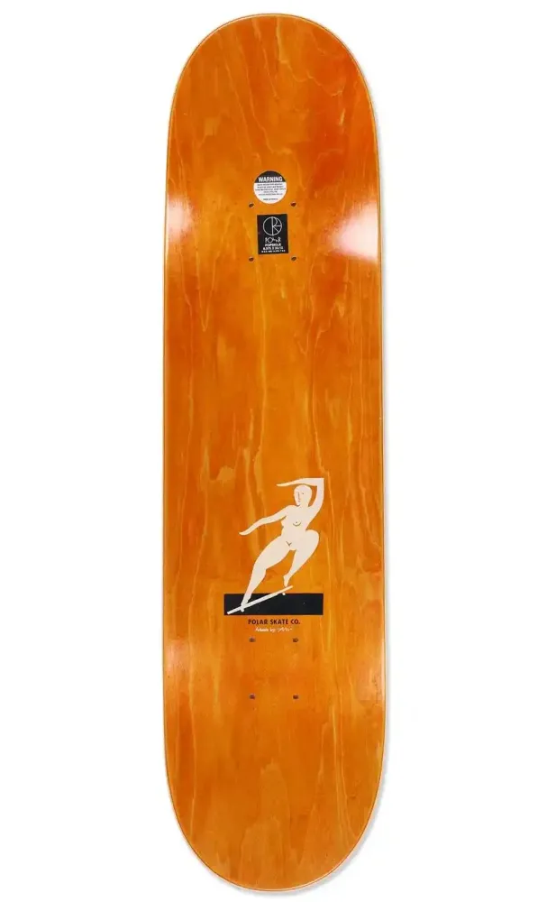 Polar Skate Co. BS Smith 9.0 Deck Cream
