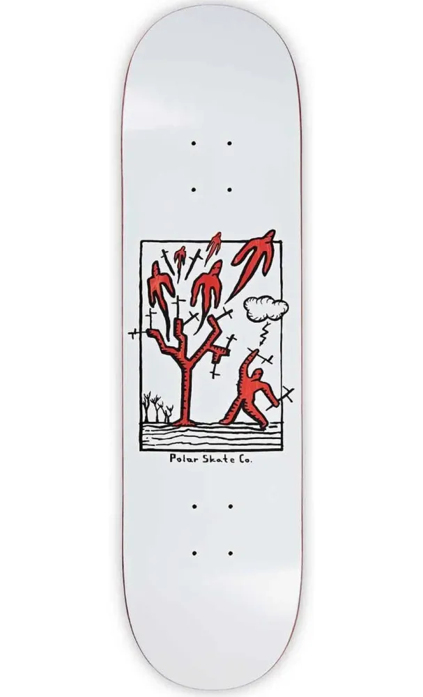 Polar Skate Co. Team Heaven 8.75 Deck White