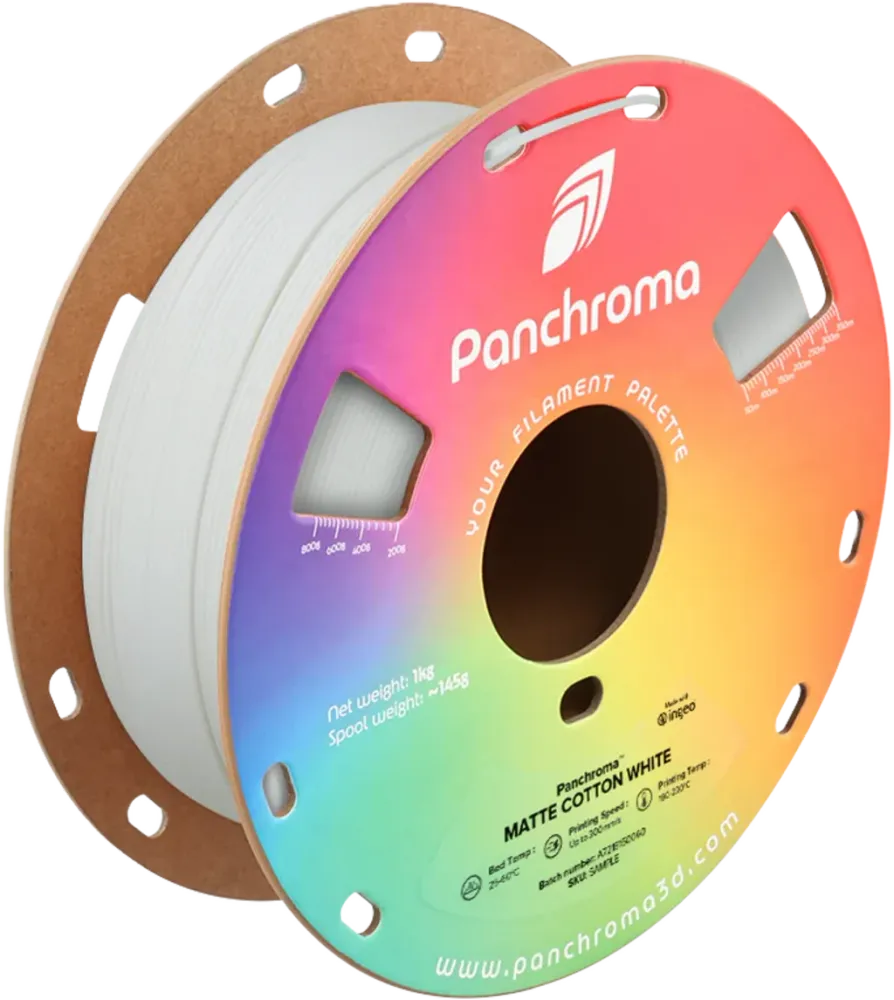Polymaker Panchroma™ PLA Matt Cotton White 1,75 mm 1KG
