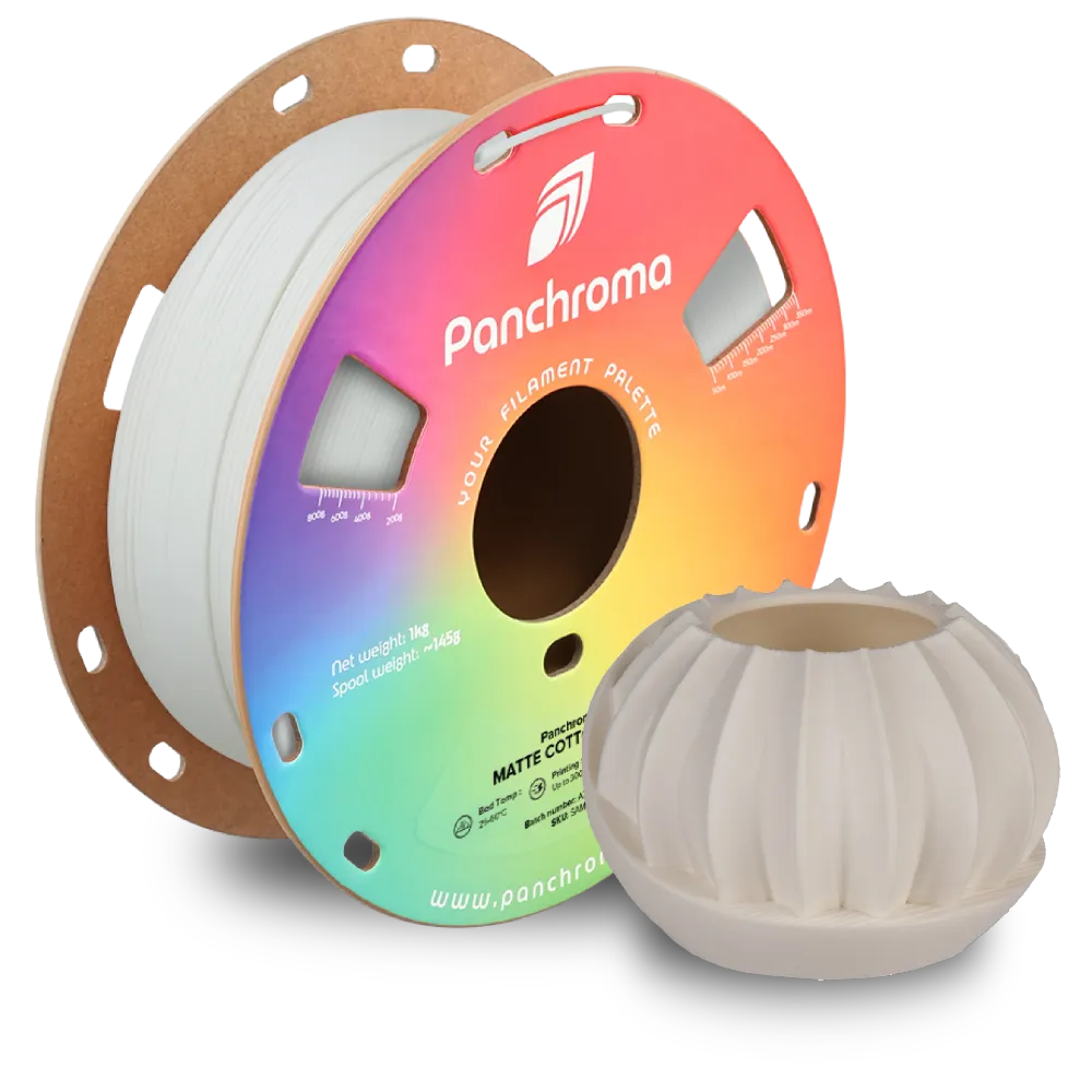 Polymaker Panchroma™ PLA Matt Cotton White 1,75 mm 1KG