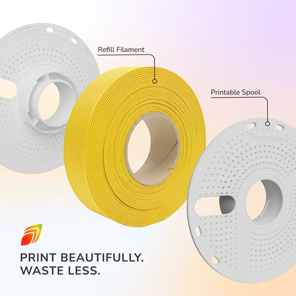 Polymaker Panchroma™ PLA Nachfüllung Matt Baumwollweiß, 1,75 mm / 1KG