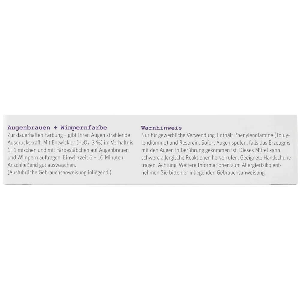 ProfiLine swiss o par Wimpernfarbe naturbraun 15ml