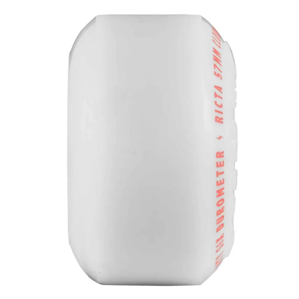 Ricta 57mm 86A Clouds White Red Cruiser Wheels
