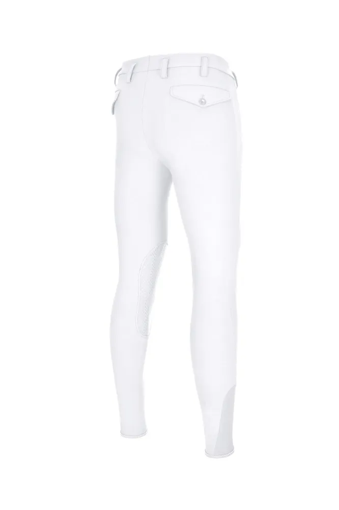 Rodrigo Herren Reithose mit Kniebesatz White 56