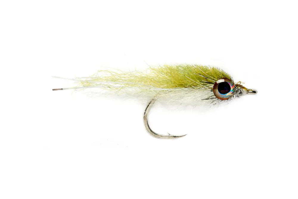 Salty Minnow Olive/White