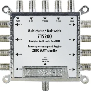 SAT Multischalter 5/8 mit Netzteil