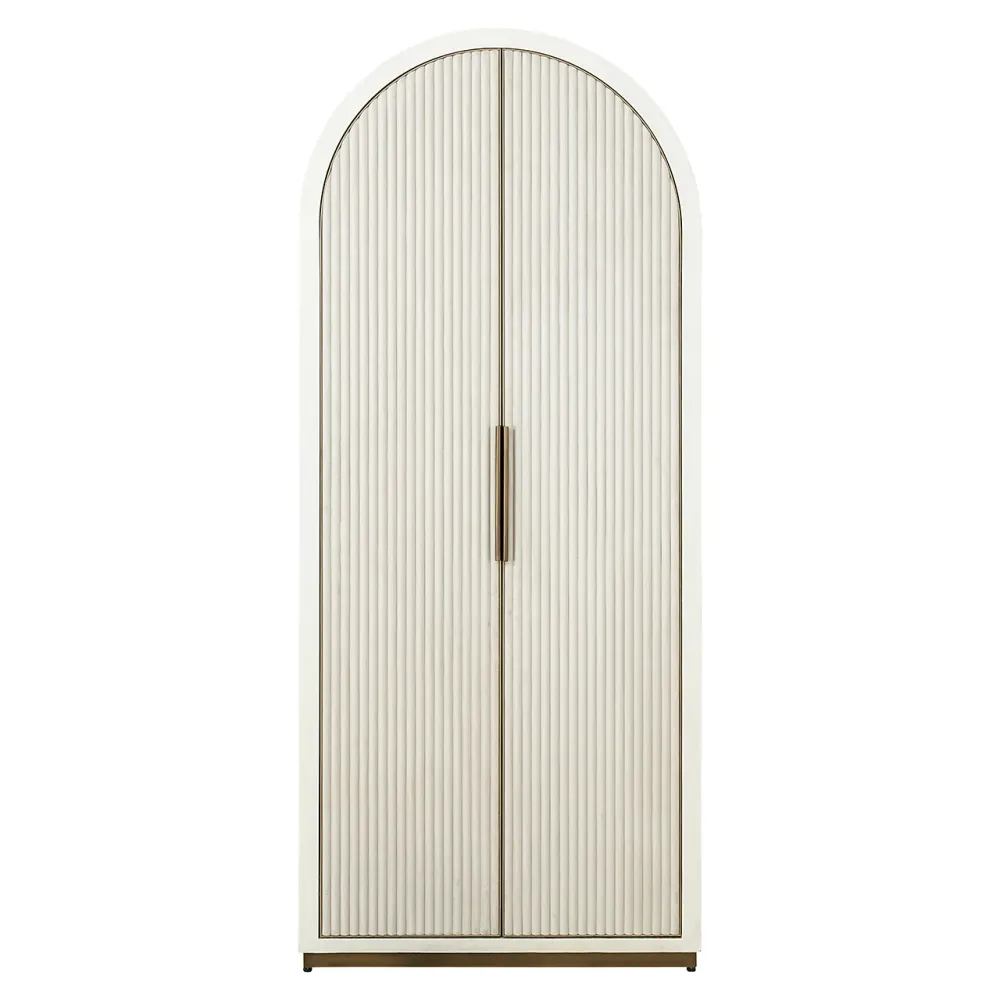 SchrankTivoli mit gebogener Oberseite 2-türig (White)