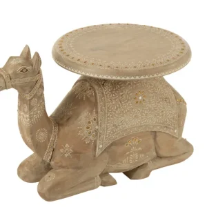 Sidetable Camel Mango Wood Natural/White
