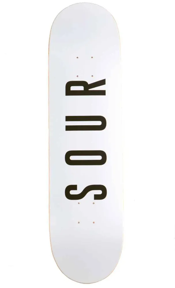 Sour Solution Army 8.25 Deck White