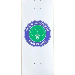 Sour Solution Social Club 8.25 Deck White