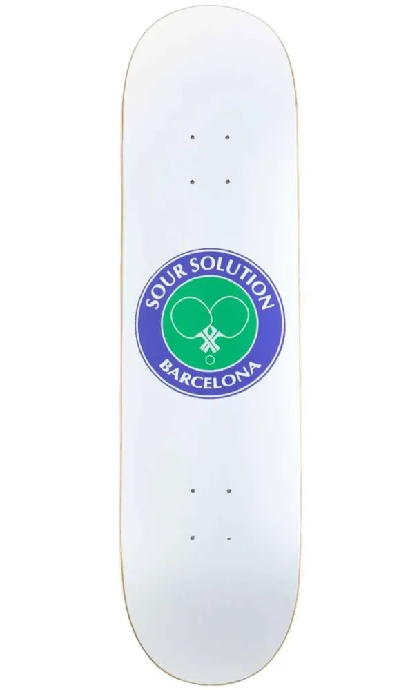 Sour Solution Social Club 8.25 Deck White