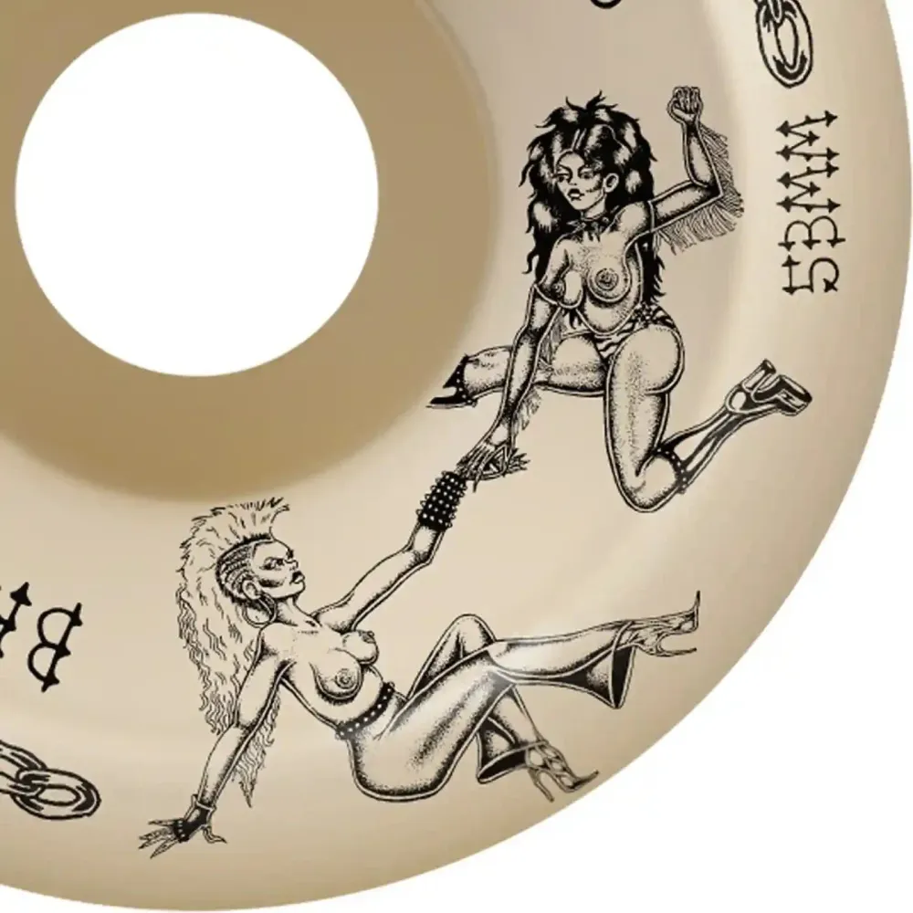 Spitfire 53mm 99A Formula Four Conical Full Geering Izzy Wheels