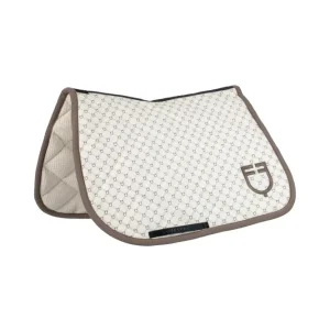 Springschabracke mit Monogramm-Print Antique White/Walnut WB