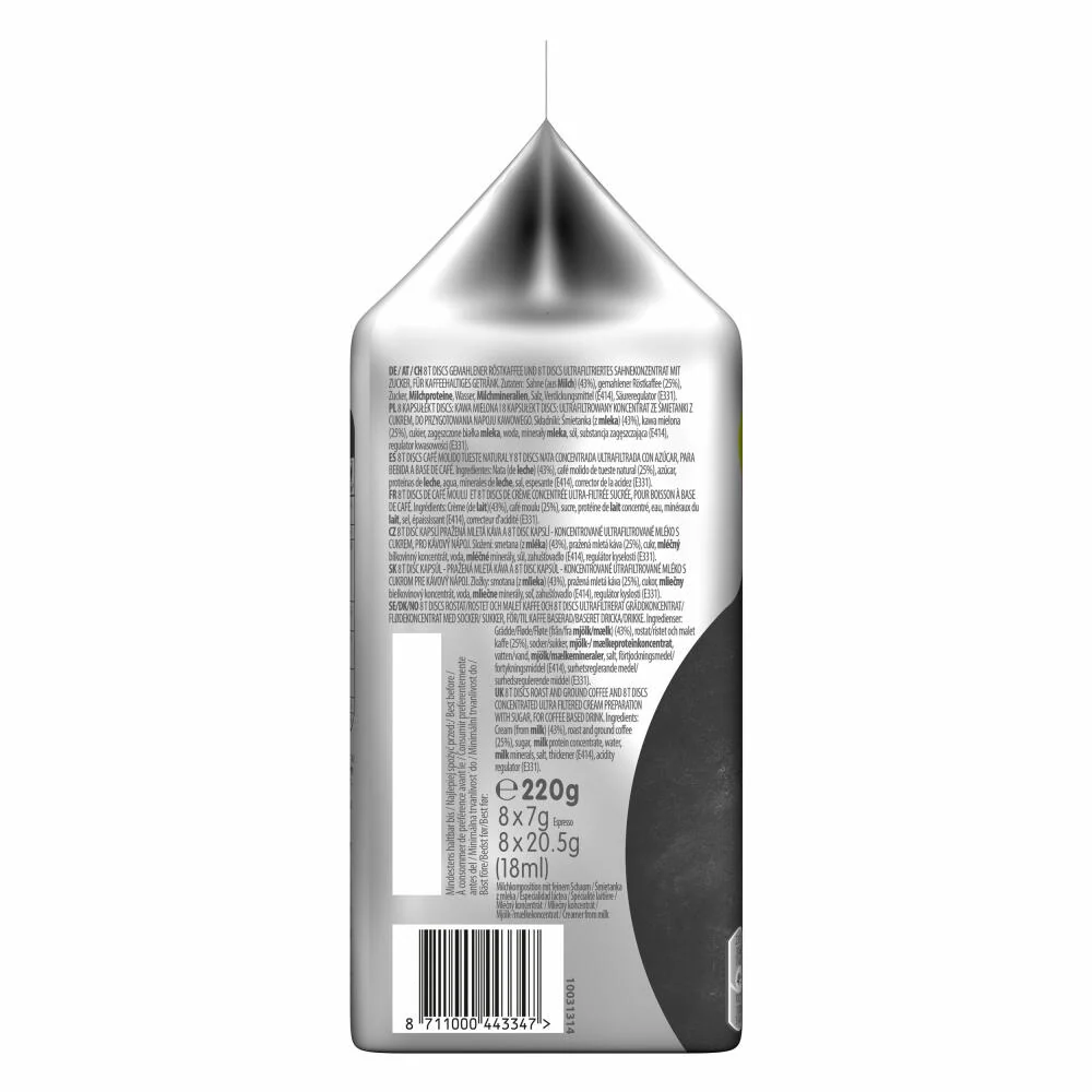 Tassimo Flat White 3er Set, Coffee Shop Selections, Kaffee, Kaffeegetränk, 48 T-Discs / 24 Portionen