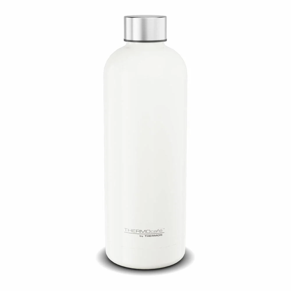 THERMOS Isolier-Trinkflasche TC DAILY BOTTLE, Thermosflasche, Isoflasche, Flasche, Edelstahl, White Mat, 700 ml, 4200211070