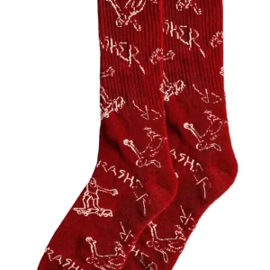 Thrasher Gonz Socken Red White