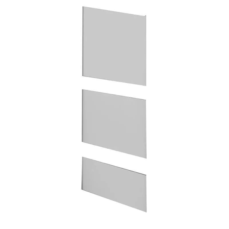 VERMOP Seitenwand Multiwand Platinum white, 497 x 174 x 3 cm | 1 Stück