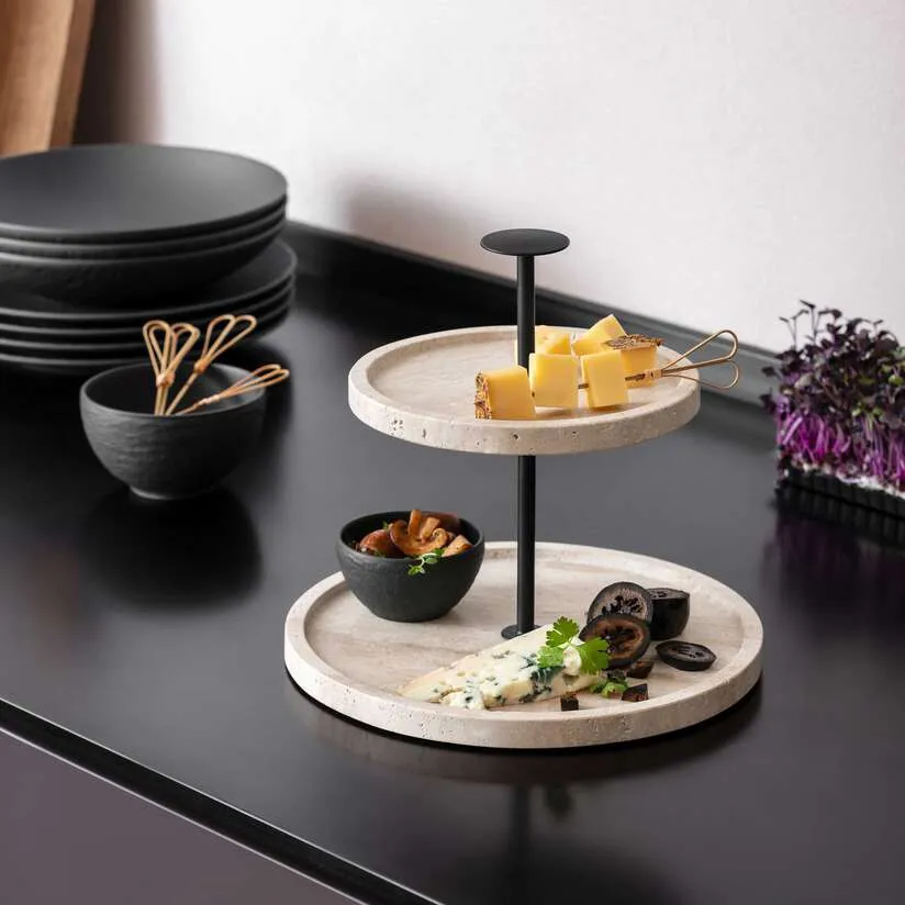 Villeroy & Boch Manufacture Travertin Tortenständer