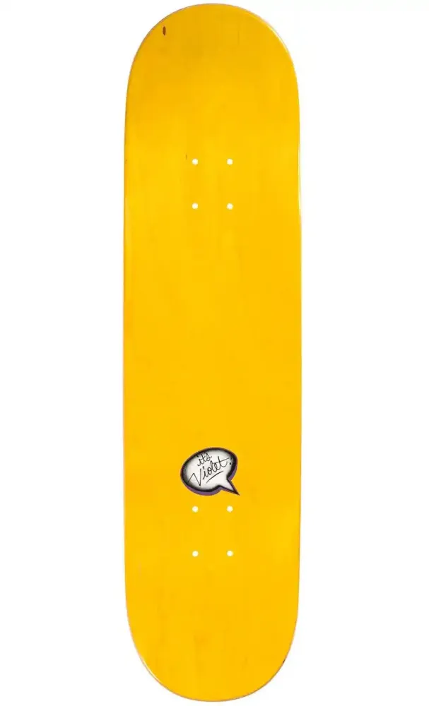 Violet Old English 8.5 Deck