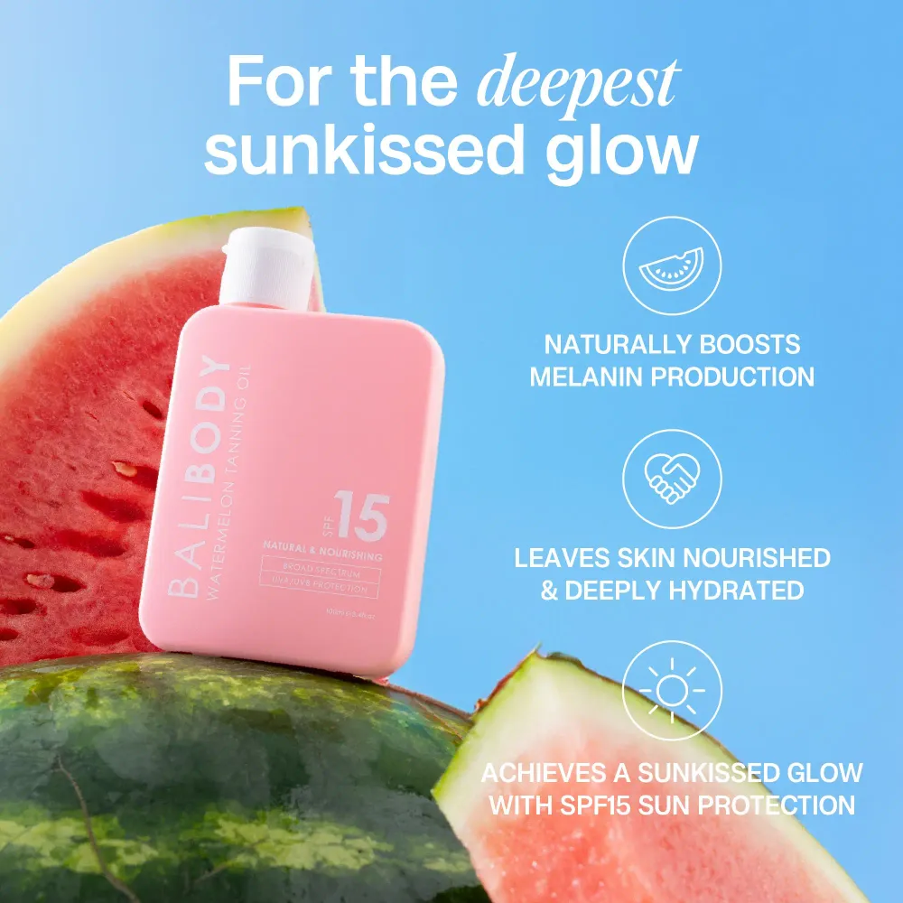 Watermelon Tanning Oil SPF15