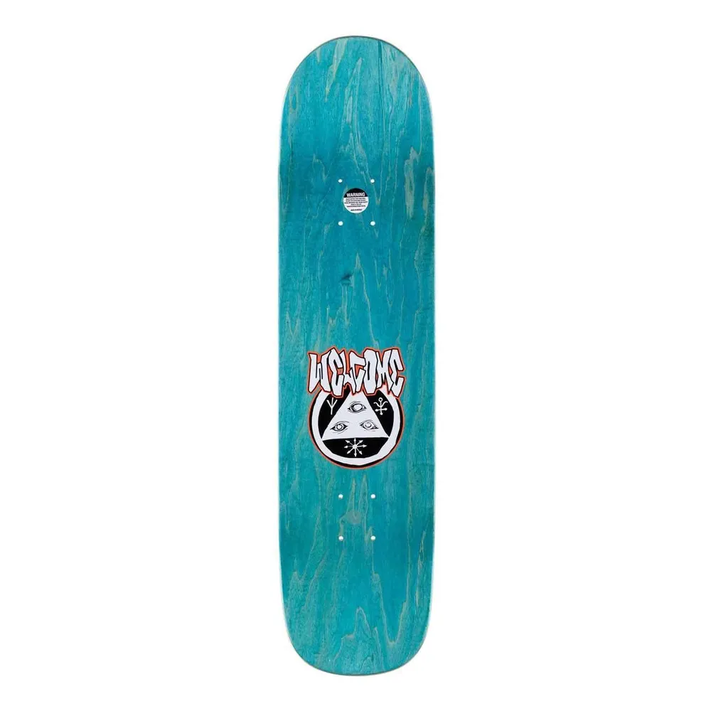 Welcome Axlotl On Bunyip 8.0 Deck White Teal