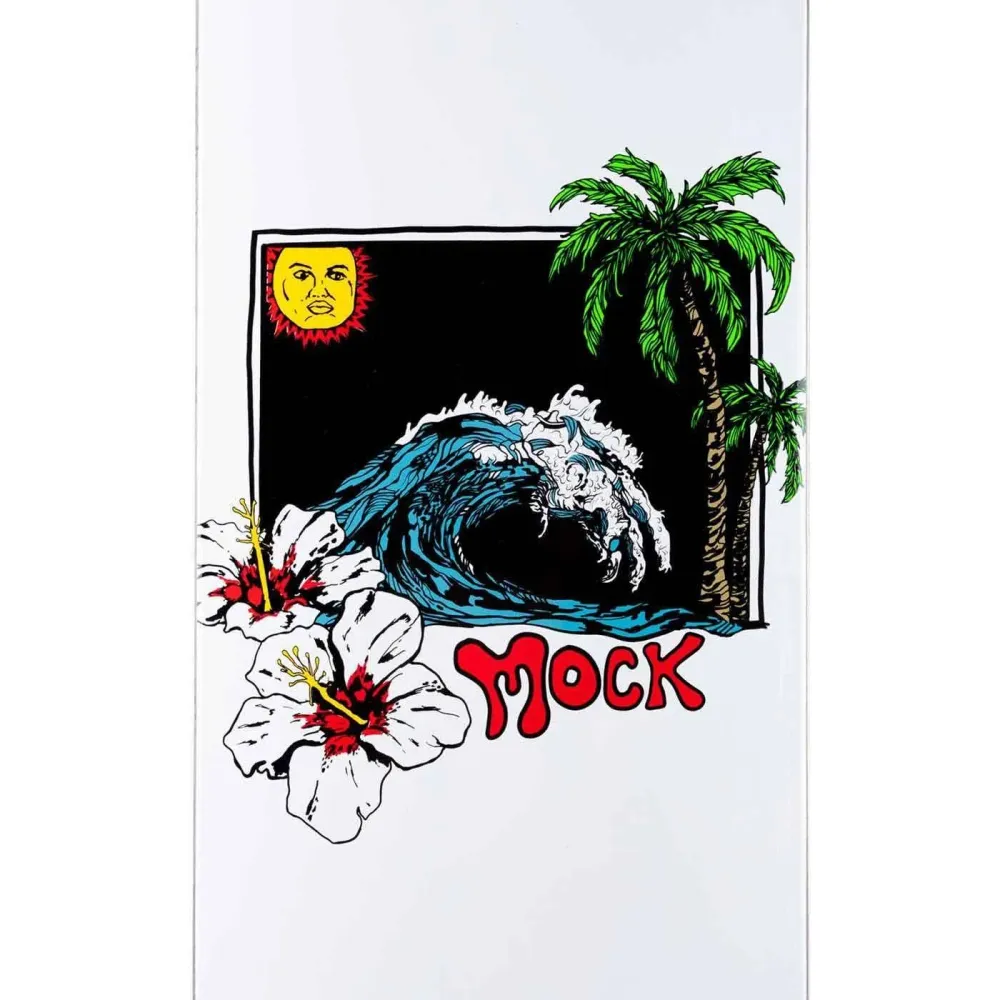 Welcome Mock Wave On Island 8.38 Deck White