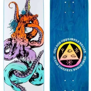 Welcome Seahorse 2 On Amulet 8.125 Deck White Prism
