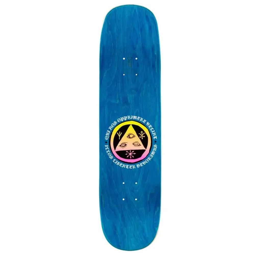 Welcome Seahorse 2 On Amulet 8.125 Deck White Prism