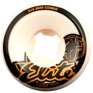 OJ Wheels 101a 56mm Elite White Mini Combo Wheels