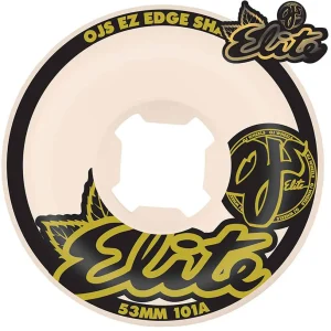 OJ Wheels Elite White EZ EDGE 101a 53mm Wheels
