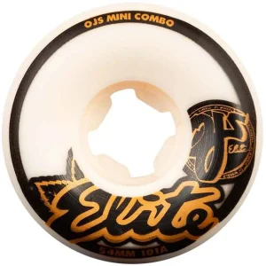 OJ Wheels Elite White Mini Combo 101a 54mm Wheels