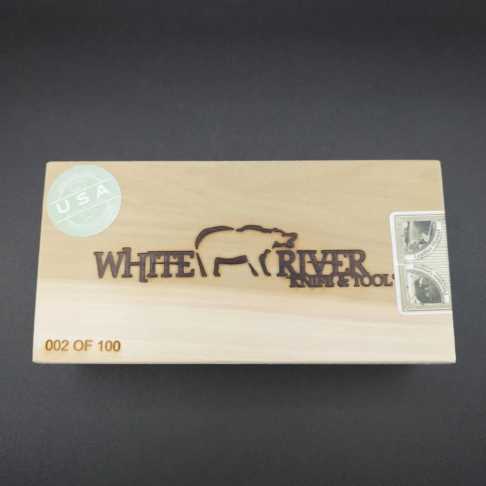 White River M1 Marbled CF/ Blue G10, CPM-MagnaCut, Limited Edition 2023