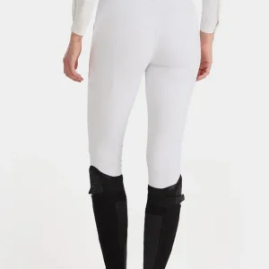 X-Prime Damen Reithose mit Kniebesatz White 38