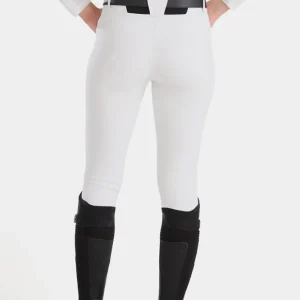 X-Prime Damen Reithose mit Vollbesatz White 34