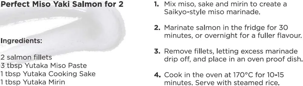 Yutaka White Miso Paste 100g (Pack 6) | Authentic Shinshu Miso | Rich Umami Flavor