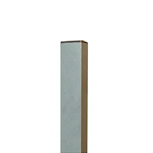 Pfosten für Aluminiumzaun Grau