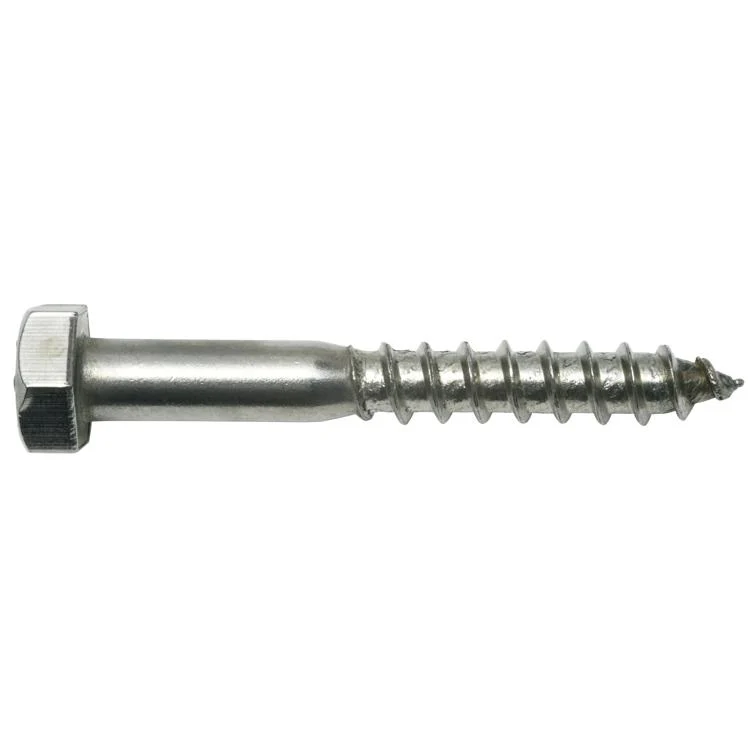 sechskantholzschr. edelstahl 10x80 mm